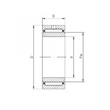 12 mm x 24 mm x 16 mm  ISO NKI12/16 محامل إبرة الأسطوانة