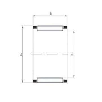 ISO KZK18X24X15 محامل إبرة الأسطوانة