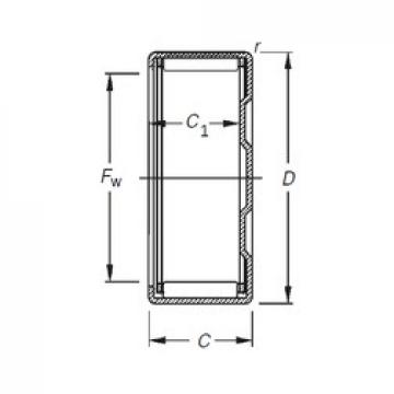 Timken BK1616 محامل إبرة الأسطوانة