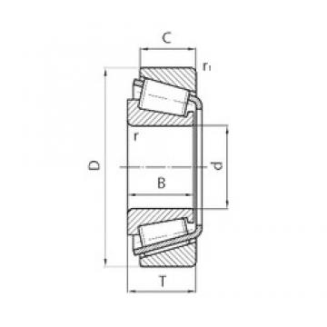 70 mm x 130 mm x 56 mm  SKF 332330B/Q تناقص الأسطوانة المحامل