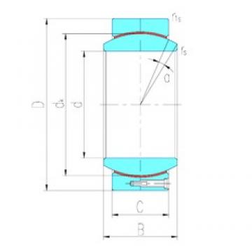 500 mm x 710 mm x 355 mm  LS GEH500HT محامل عادي