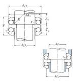 190 mm x 270 mm x 24 mm  NSK 54238X فحوى الكرات