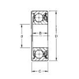 25 mm x 52 mm x 15,24 mm  Timken 205KTD الكرات الأخدود العميق