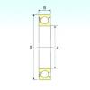 150 mm x 225 mm x 35 mm  ISB 6030-RS الكرات الأخدود العميق