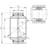 180 mm x 290 mm x 155 mm  INA GE 180 FO-2RS محامل عادي