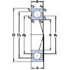 140 mm x 190 mm x 24 mm  SKF 71928 ACD/HCP4A الاتصال الكرات الزاوي #2 small image