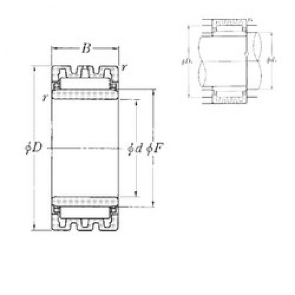 65 mm x 90 mm x 25 mm  NTN NA4913S محامل إبرة الأسطوانة #1 image