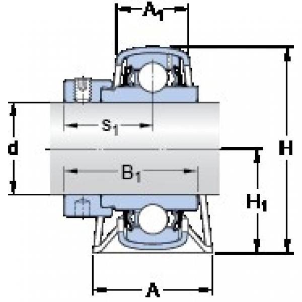 SKF P 40 WF تحمل وحدات #1 image