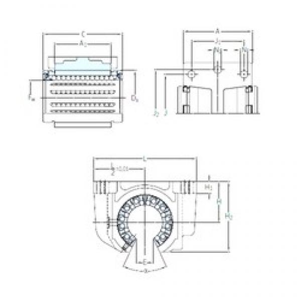 SKF LUCT 40 BH المحامل الخطية #1 image