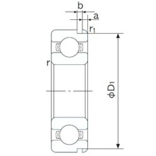 25 mm x 37 mm x 7 mm  NACHI 6805N الكرات الأخدود العميق #1 image