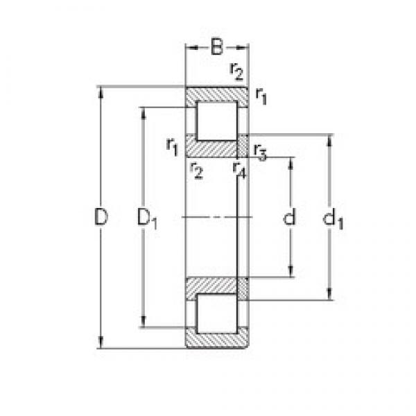 130 mm x 230 mm x 40 mm  NKE NUP226-E-MA6 محامل أسطوانية #1 image