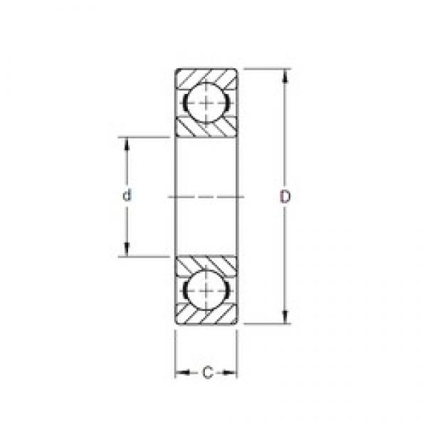 220 mm x 400 mm x 65 mm  Timken 244K الكرات الأخدود العميق #1 image