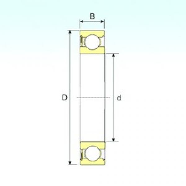 150 mm x 225 mm x 35 mm  ISB 6030-RS الكرات الأخدود العميق #1 image