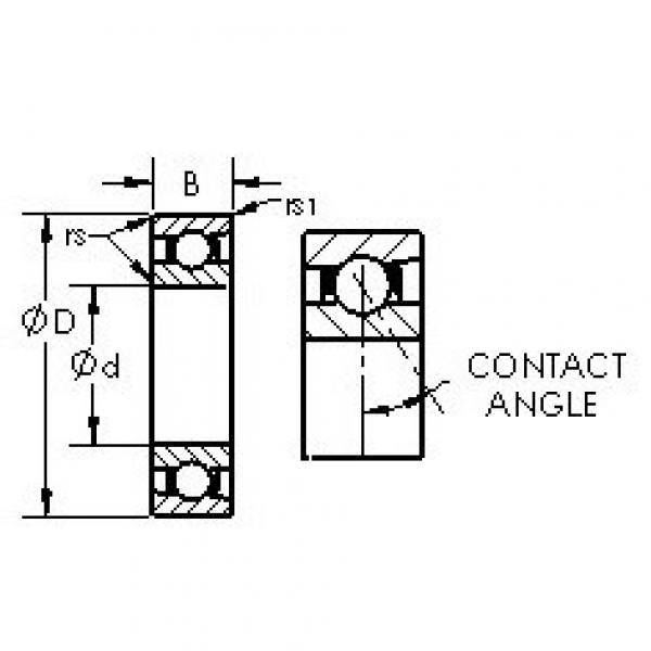 AST 7221C الاتصال الكرات الزاوي #2 image