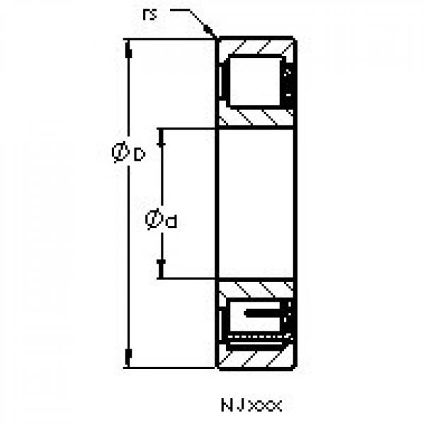 AST NJ2328 MW3 محامل أسطوانية #1 image