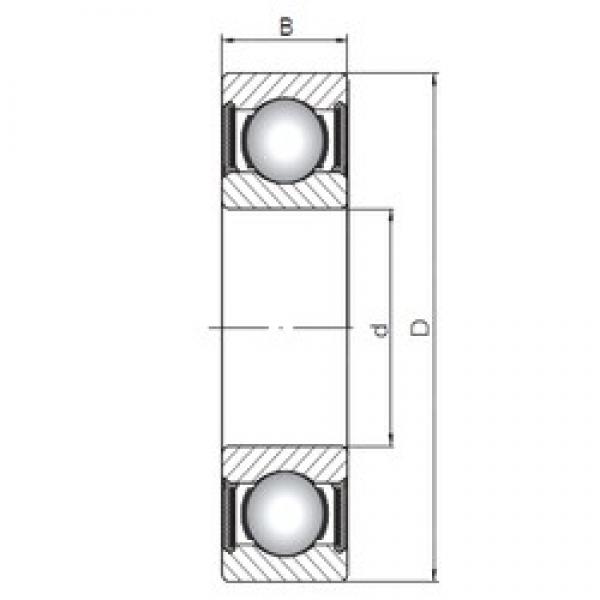 140 mm x 175 mm x 18 mm  ISO 61828-2RS الكرات الأخدود العميق #1 image