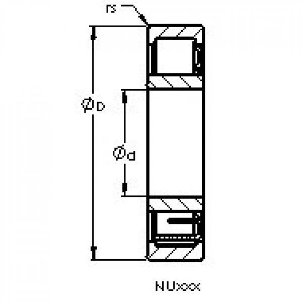 AST NU1018 M محامل أسطوانية #1 image