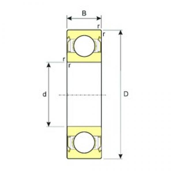 5 mm x 13 mm x 4 mm  ISB SS 619/5-ZZ الكرات الأخدود العميق #1 image