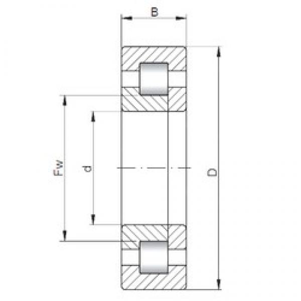 320 mm x 480 mm x 121 mm  ISO NUP3064 محامل أسطوانية #1 image