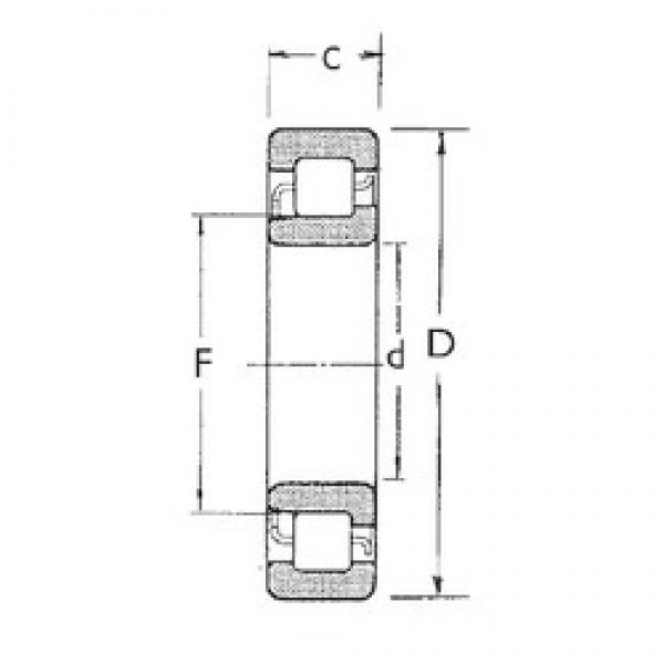 70 mm x 150 mm x 51 mm  FBJ NJ2314 محامل أسطوانية #1 image