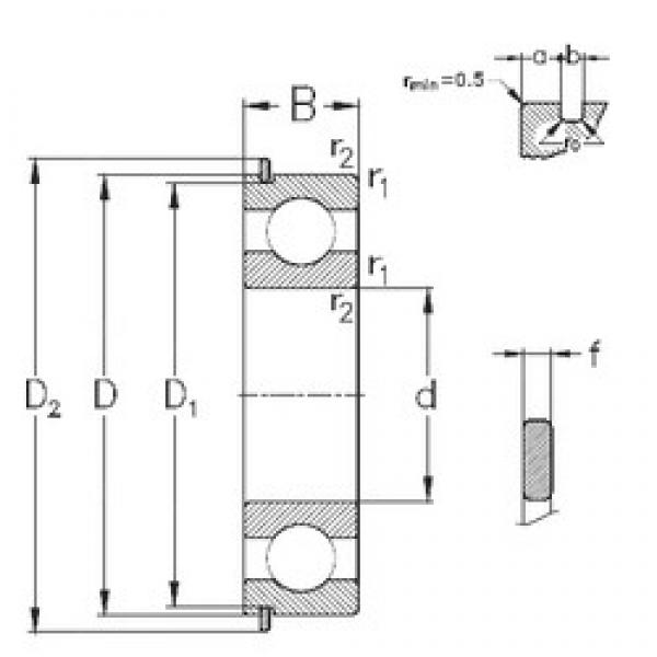 35 mm x 72 mm x 17 mm  NKE 6207-Z-N الكرات الأخدود العميق #1 image