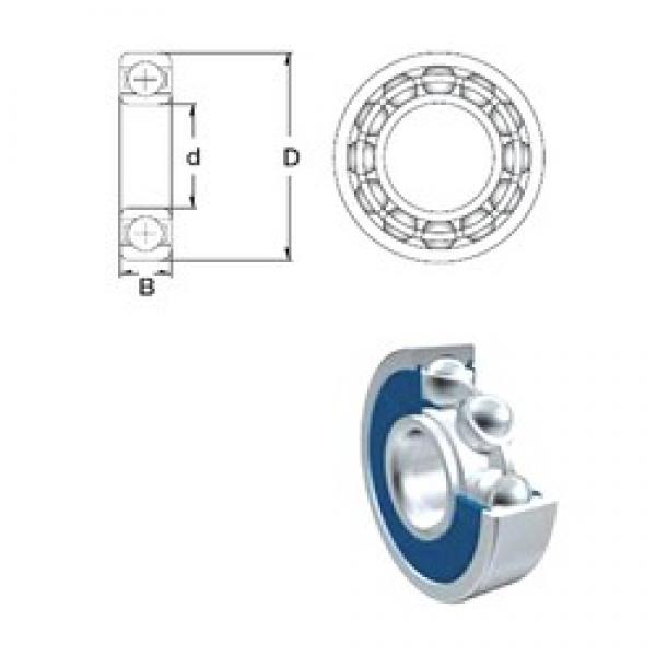 70 mm x 150 mm x 35 mm  ZEN 6314-2RS الكرات الأخدود العميق #1 image