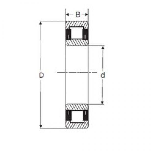 30 mm x 62 mm x 20 mm  SIGMA NU 2206 محامل أسطوانية #1 image