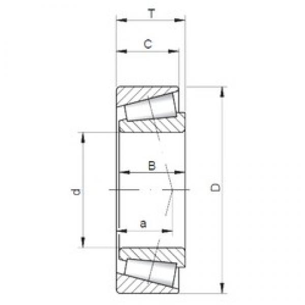 17 mm x 47 mm x 14 mm  ISO 30303 تناقص الأسطوانة المحامل #1 image