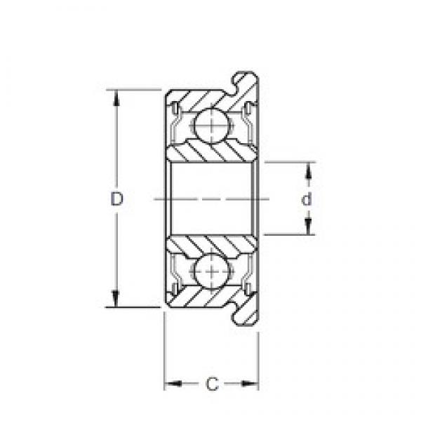 8 mm x 16 mm x 4 mm  ZEN SF688-2RSW4 الكرات الأخدود العميق #1 image