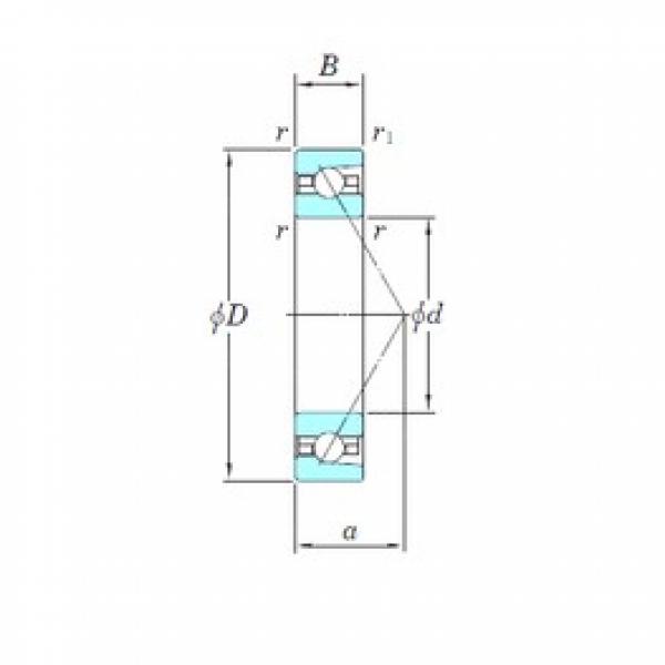 140 mm x 190 mm x 24 mm  KOYO 3NCHAR928 الاتصال الكرات الزاوي #2 image