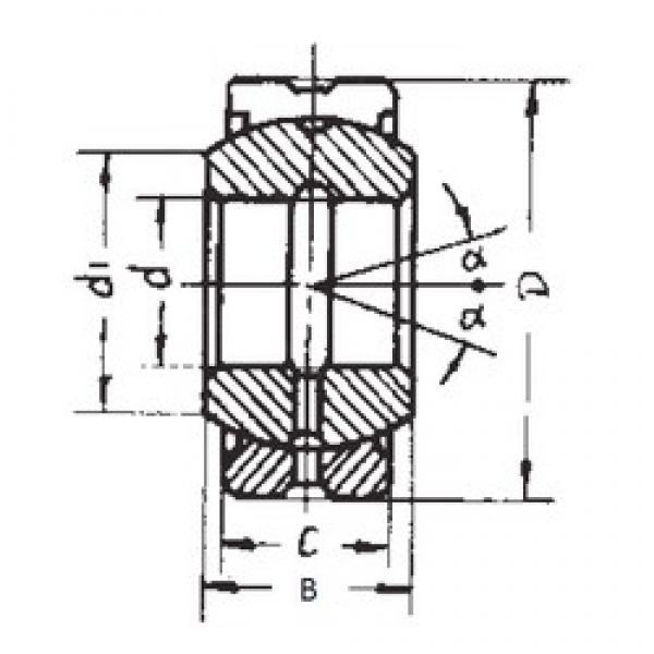 35 mm x 55 mm x 25 mm  FBJ GE35ES-2RS محامل عادي #1 image