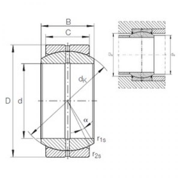 12 mm x 22 mm x 10 mm  INA GE 12 DO محامل عادي #1 image