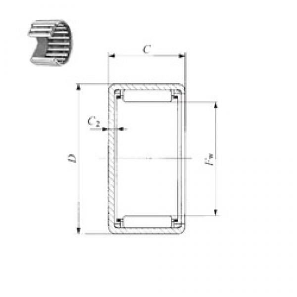 IKO BAM 610 محامل إبرة الأسطوانة #1 image