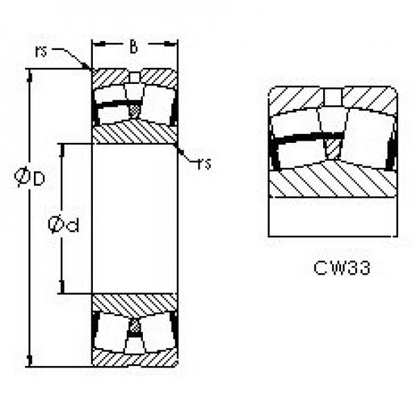 AST 21316CW33 محامل كروية #1 image