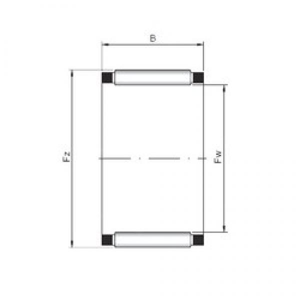 ISO K15x21x15 محامل إبرة الأسطوانة #1 image