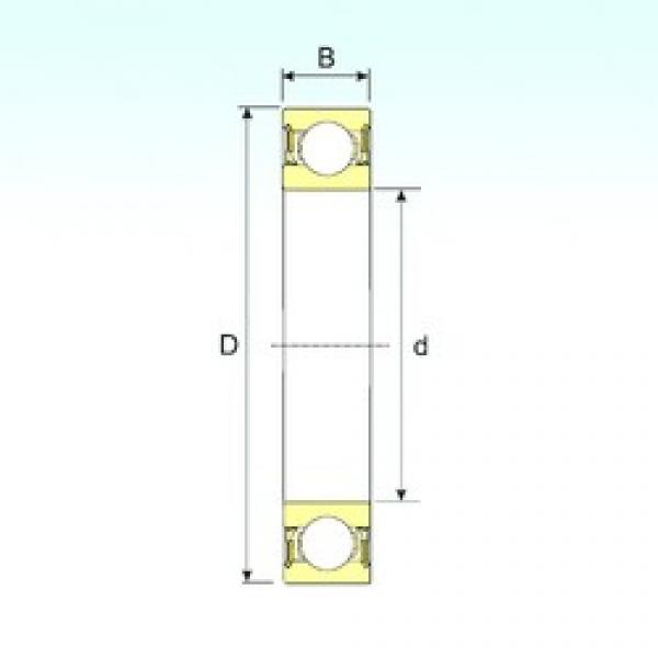 35 mm x 55 mm x 10 mm  ISB 61907-2RZ الكرات الأخدود العميق #1 image