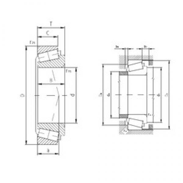 120 mm x 170 mm x 25 mm  ZVL T4CB120 تناقص الأسطوانة المحامل #1 image