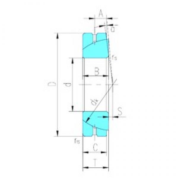 60 mm x 95 mm x 23 mm  LS GAC60S محامل عادي #1 image