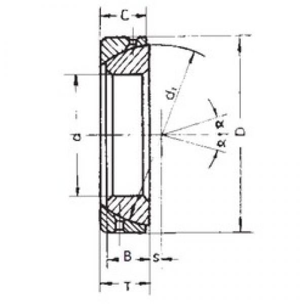 25 mm x 47 mm x 15 mm  FBJ GAC25S محامل عادي #1 image