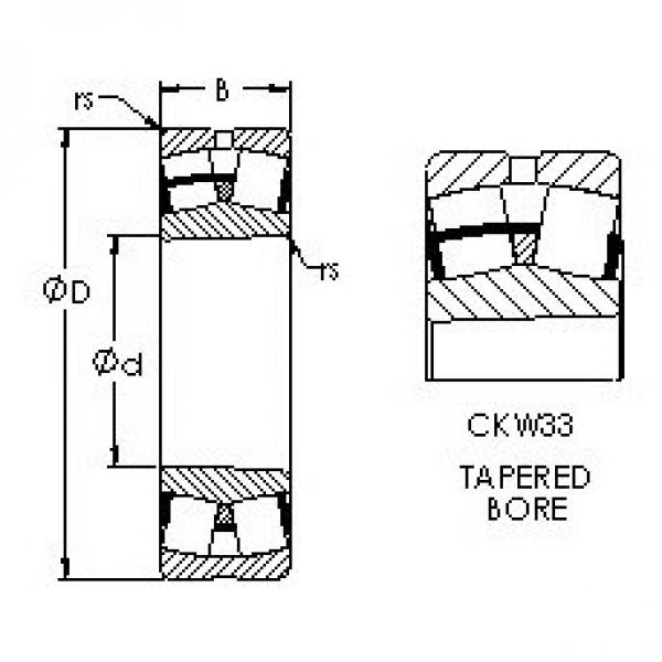 AST 22317CKW33 محامل كروية #1 image