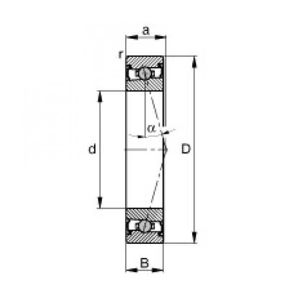 130 mm x 180 mm x 24 mm  FAG HCS71926-C-T-P4S الاتصال الكرات الزاوي #2 image