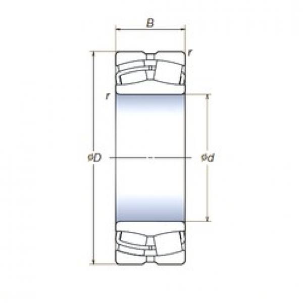 220 mm x 340 mm x 118 mm  NSK 24044SWRCg2E4 محامل كروية #1 image