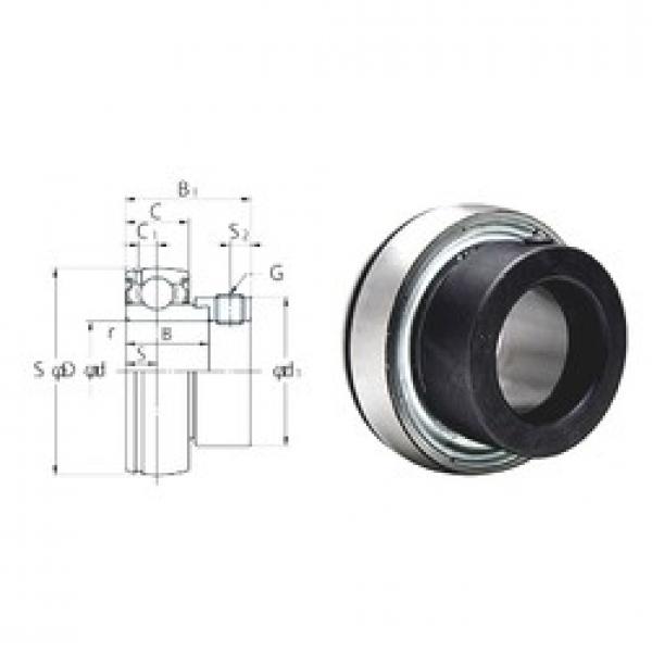 45 mm x 85 mm x 30,2 mm  KOYO SA209F الكرات الأخدود العميق #1 image