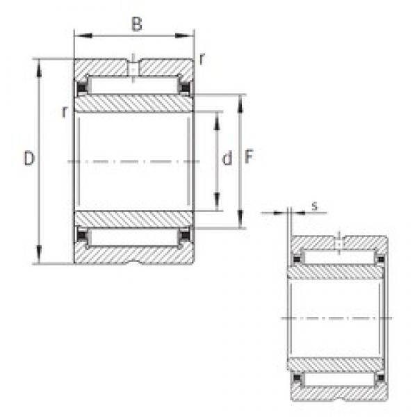 32 mm x 47 mm x 30 mm  INA NKI32/30-XL محامل إبرة الأسطوانة #1 image