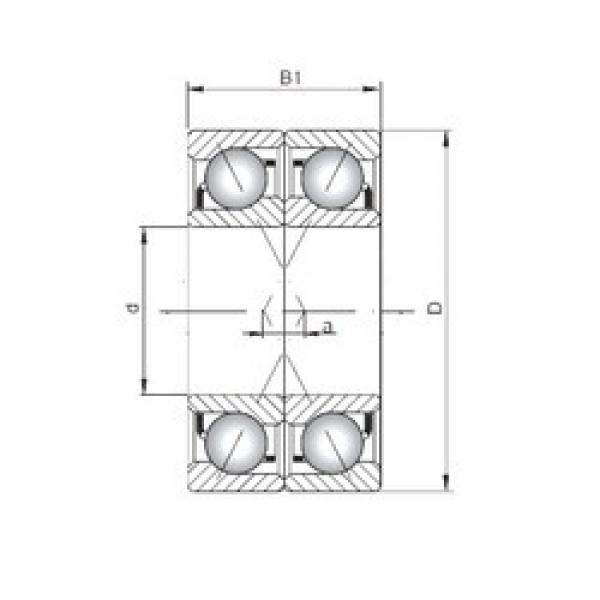 ISO 7213 CDF الاتصال الكرات الزاوي #2 image