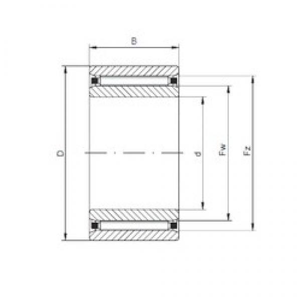 15 mm x 32 mm x 12 mm  ISO NAO15x32x12 محامل أسطوانية #1 image