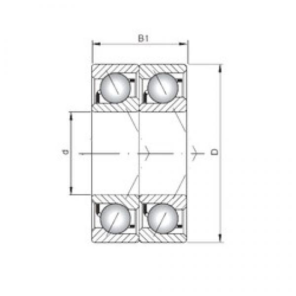 ISO 7202 ADT الاتصال الكرات الزاوي #2 image