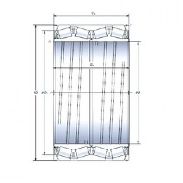 215,9 mm x 288,925 mm x 177,8 mm  NSK STF215KVS2851Eg تناقص الأسطوانة المحامل #1 image