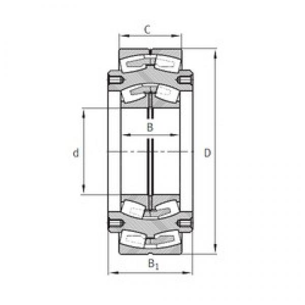 280 mm x 720 mm x 218 mm  FAG Z-525350.04.DRGL محامل كروية #1 image