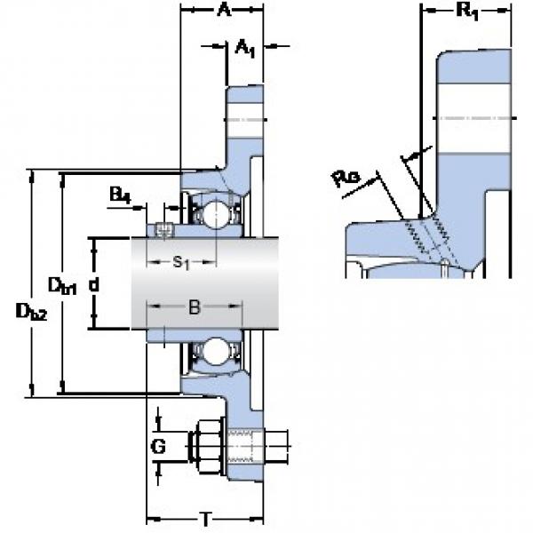 SKF FYT 1.3/4 RM تحمل وحدات #1 image